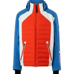 Ski Jassen|Wintersport-Bogner Jorik winterjas heren coral blue white