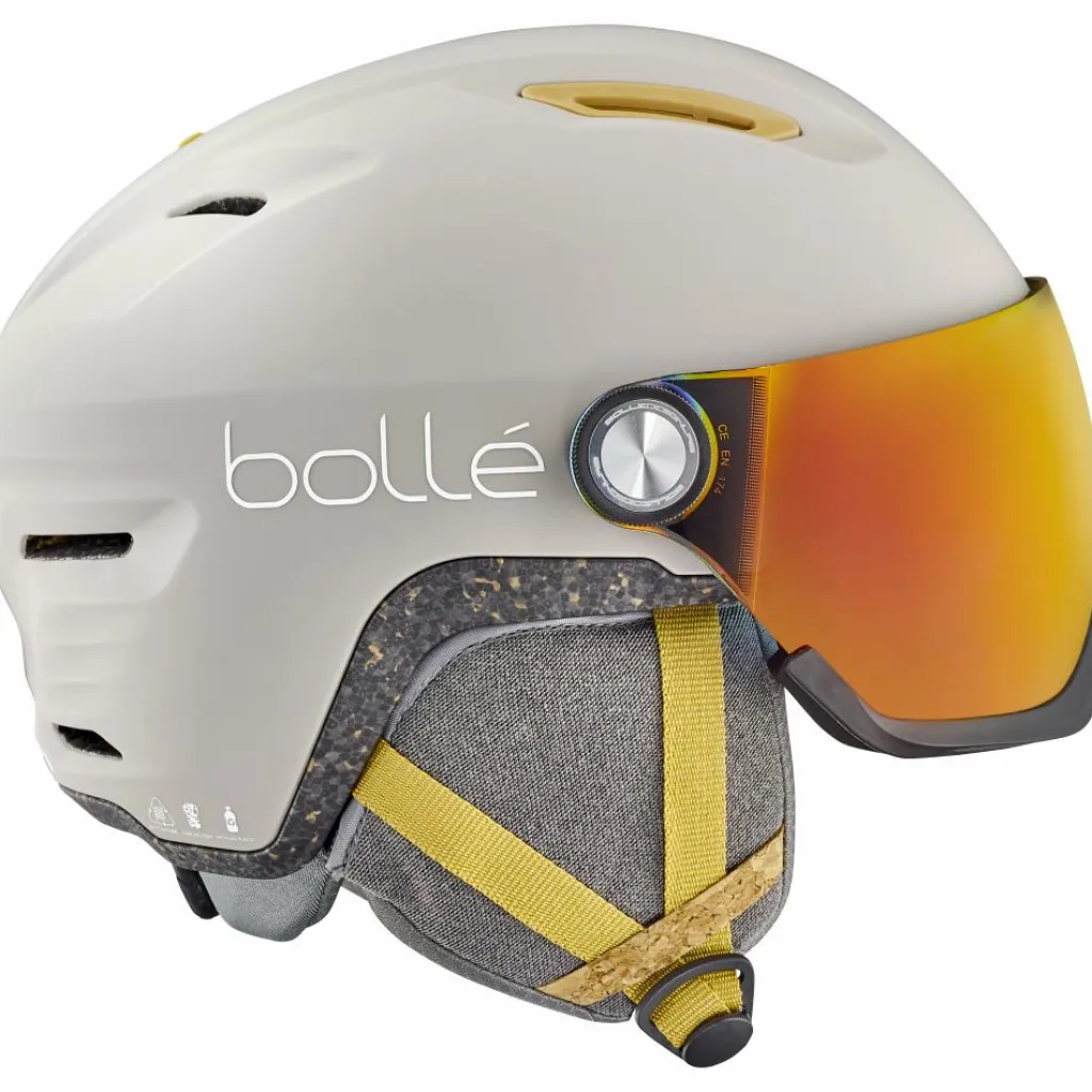 Bollé ECO V-ATMOS skihelm oatmeal matte - 52 - 55 cm< Skihelmen|Wintersport
