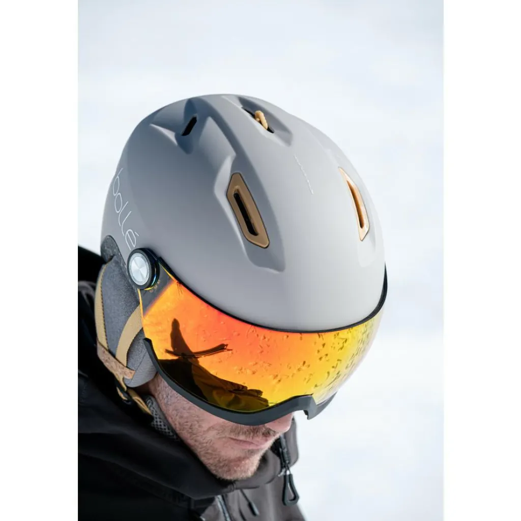 Bollé ECO V-ATMOS skihelm oatmeal matte - 59 - 62 cm< Skihelmen|Wintersport