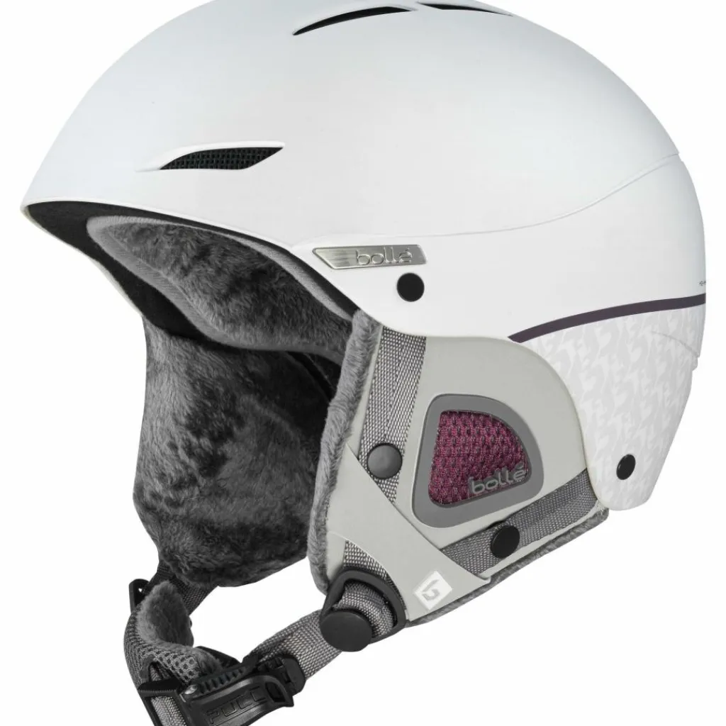 Skihelmen|Wintersport-Bollé JULIET skihelm dames white pearl matte - 54 - 58 cm