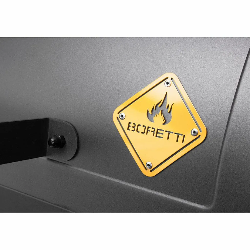 Boretti Fratello 2.0 houtskoolbarbecue black< Houtskool Bbq