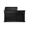 Gas Bbq & Buitenkeukens-Boretti Luciano buitenkeuken black inclusief koelkast
