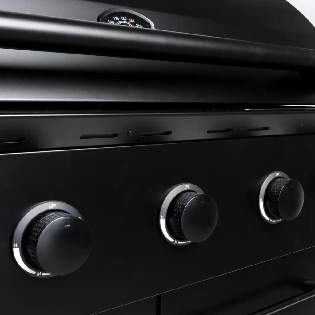 Gas Bbq & Buitenkeukens-Boretti Luciano buitenkeuken black inclusief koelkast