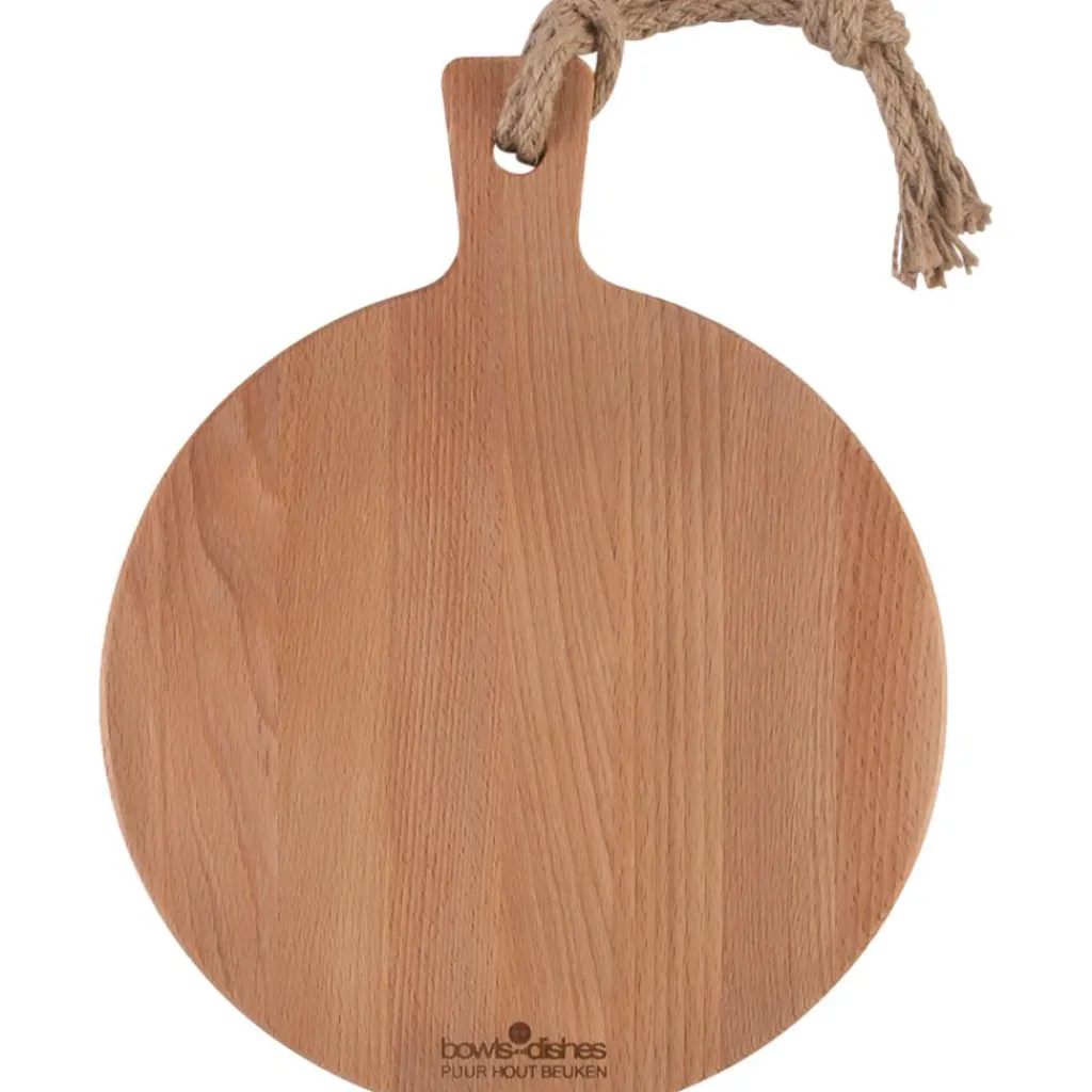 Accessoires-Bowls and Dishes Beuken serveerplank ø 25 cm