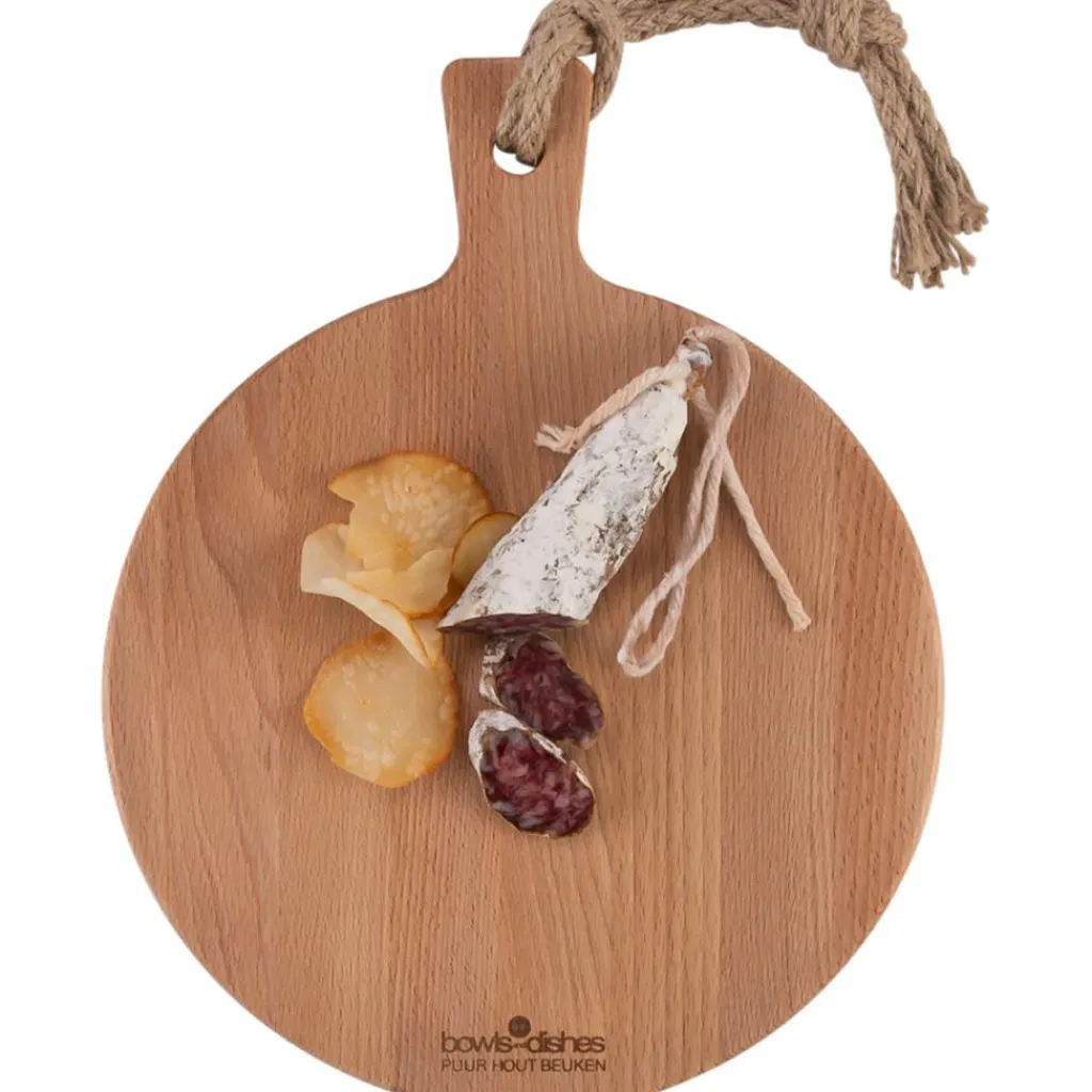 Accessoires-Bowls and Dishes Beuken serveerplank ø 25 cm