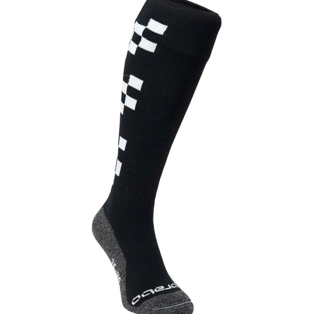 Brabo Blocks hockeysokken black< Hockeykleding