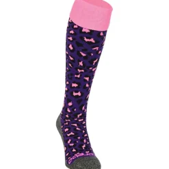 Hockeykleding-Brabo Cheetah hockeysokken purple