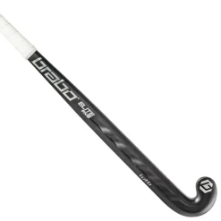 Brabo Elite 5 Carbon WTB Extreme Low Bow hockeystick black silver - 36,5 inch L< Hockeystick