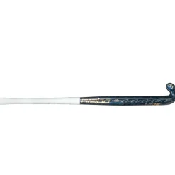 Hockeystick-Brabo Elite 1 WTB Forged Carbon Extreme Low Bow hockeystick navy gold