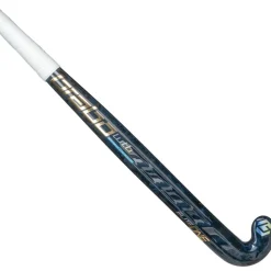 Hockeystick-Brabo Elite 1 WTB Forged Carbon Extreme Low Bow hockeystick navy gold