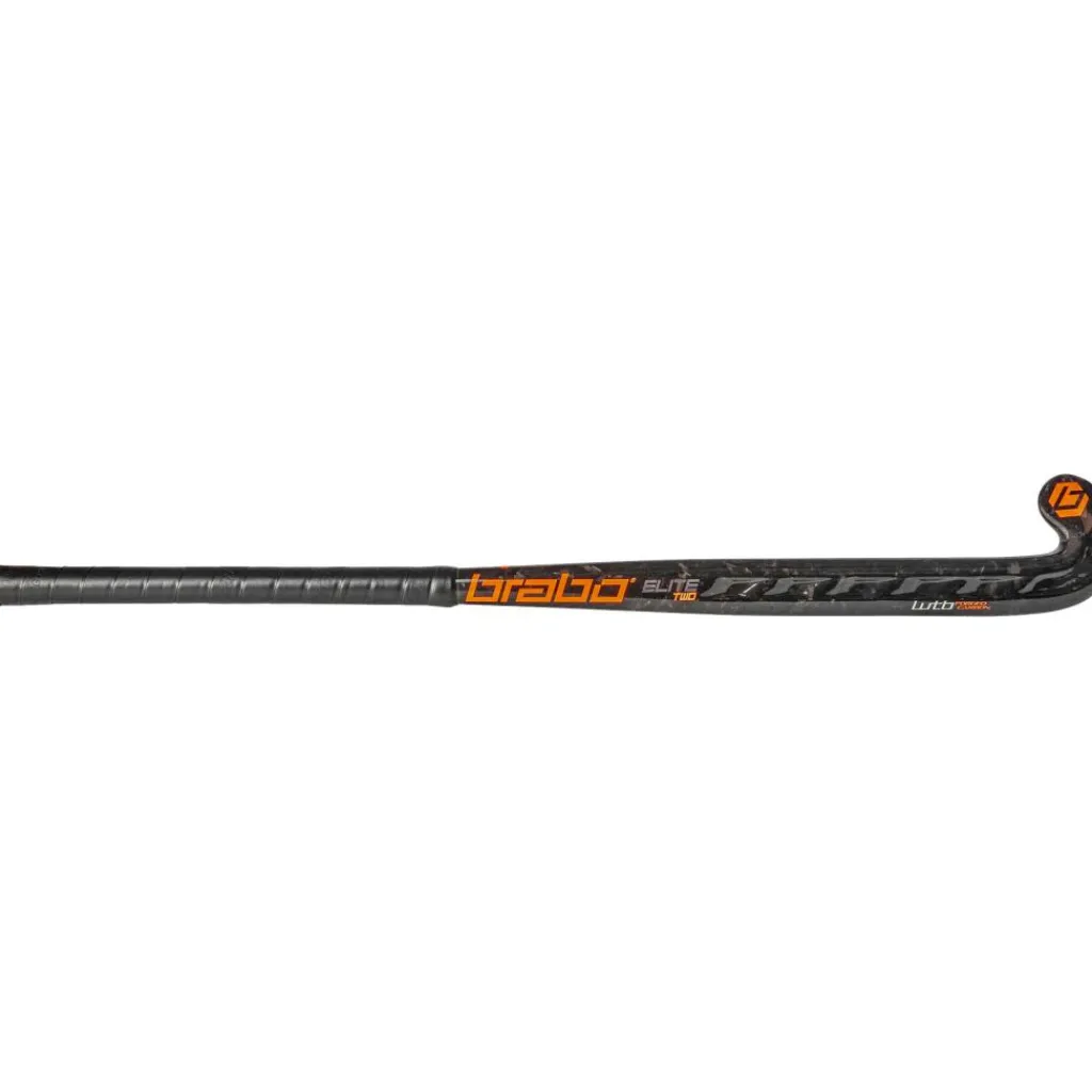 Brabo Elite 2 WTB Forged Carbon Classic Curve hockeystick black orange< Hockeystick