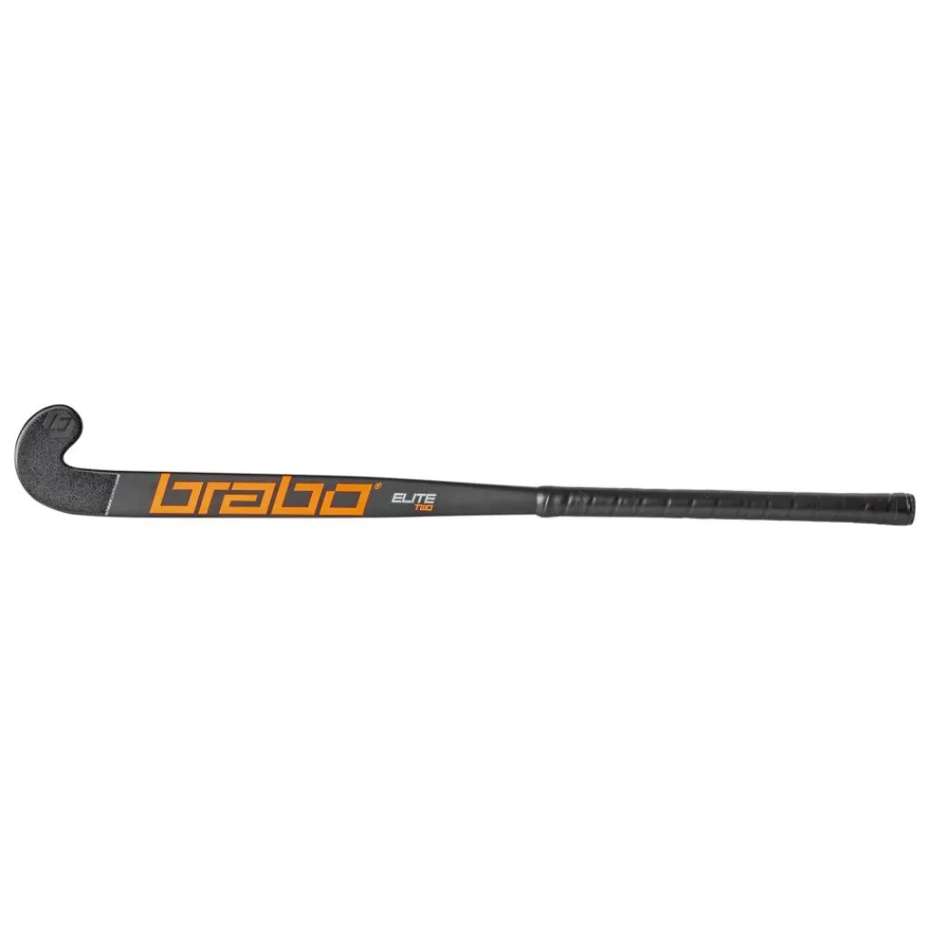Brabo Elite 2 WTB Forged Carbon Classic Curve hockeystick black orange< Hockeystick