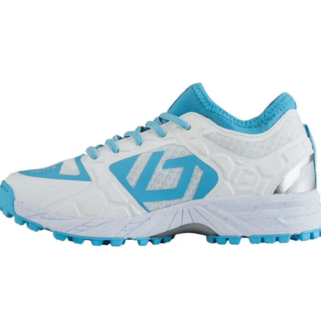 Hockeyschoenen-Brabo Elite hockeyschoenen junior white argentinian blue
