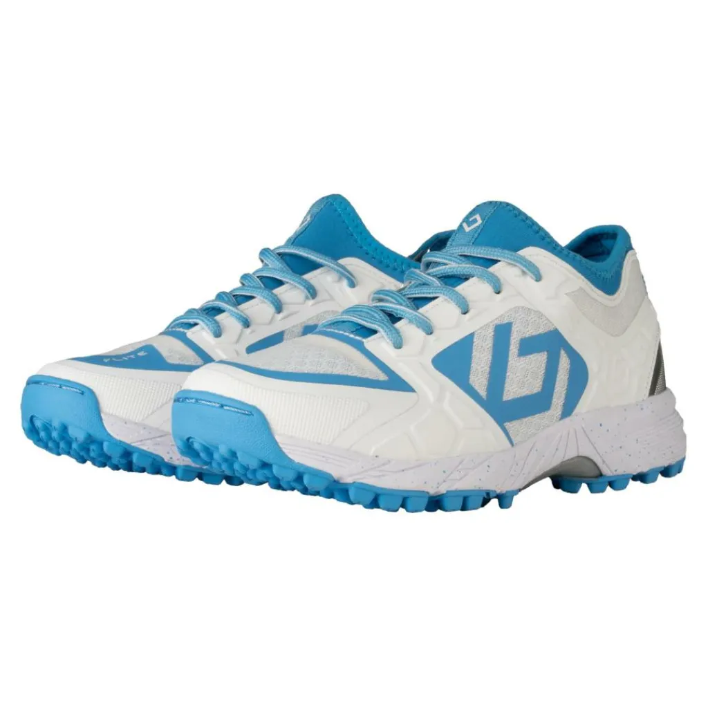 Hockeyschoenen-Brabo Elite hockeyschoenen junior white argentinian blue