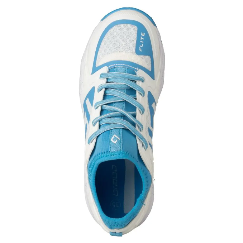 Hockeyschoenen-Brabo Elite hockeyschoenen junior white argentinian blue
