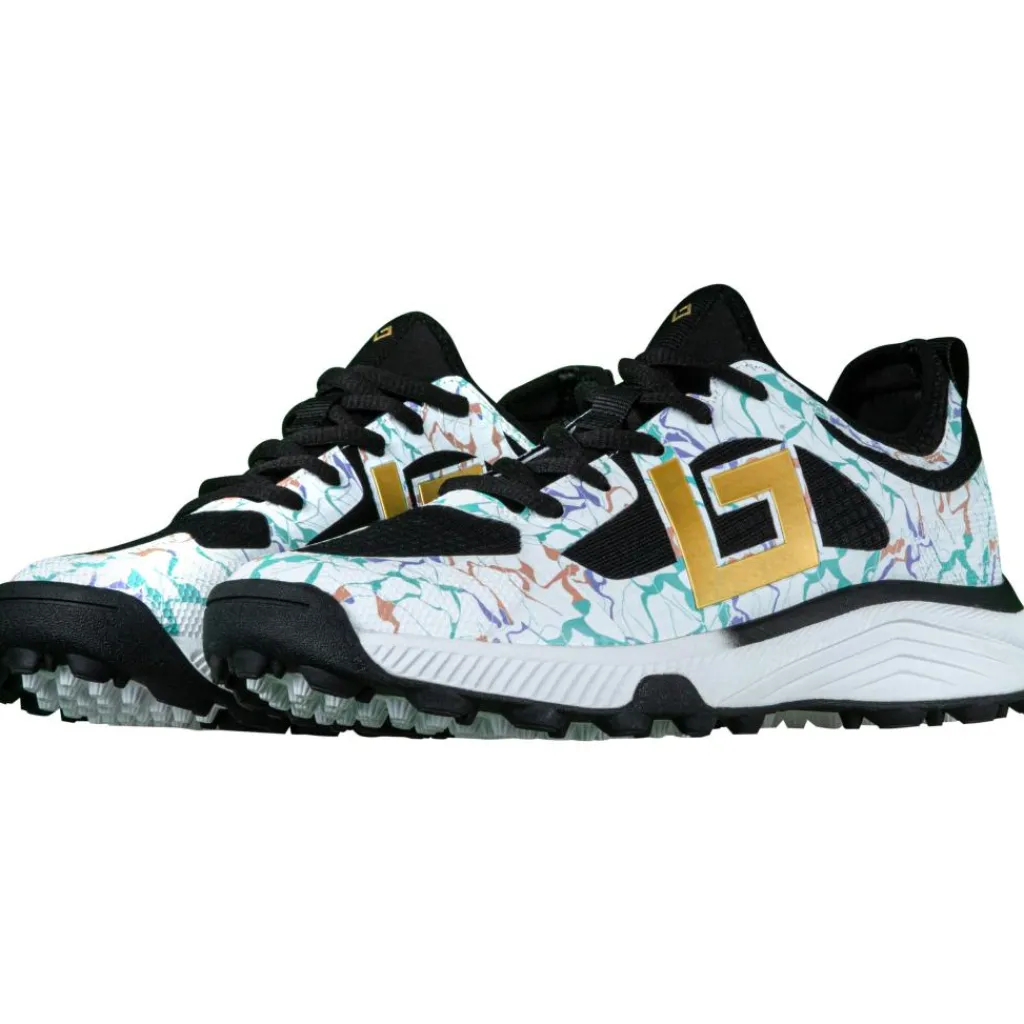 Hockeyschoenen-Brabo Elite hockeyschoenen junior marble black