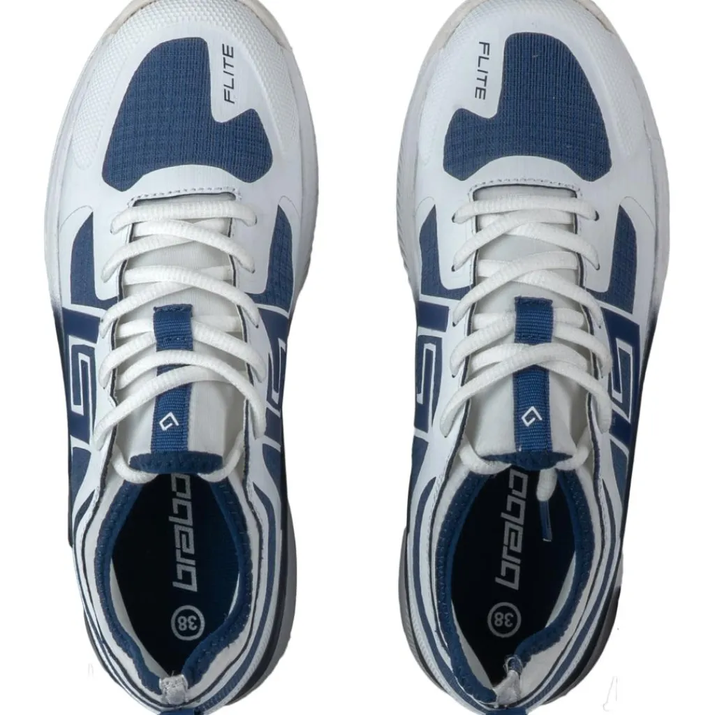 Brabo Elite hockeyschoenen junior navy white< Hockeyschoenen