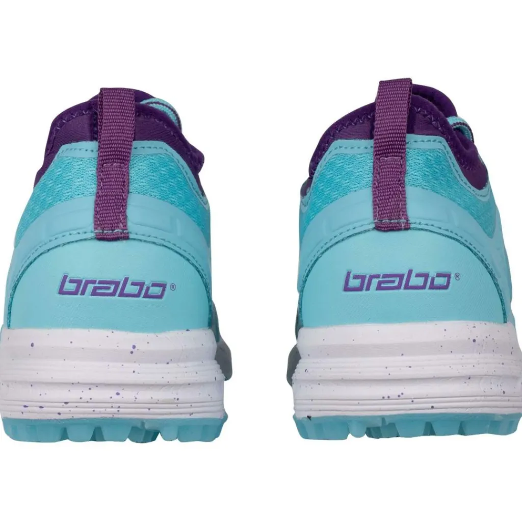 Brabo Elite hockeyschoenen junior mint purple< Hockeyschoenen
