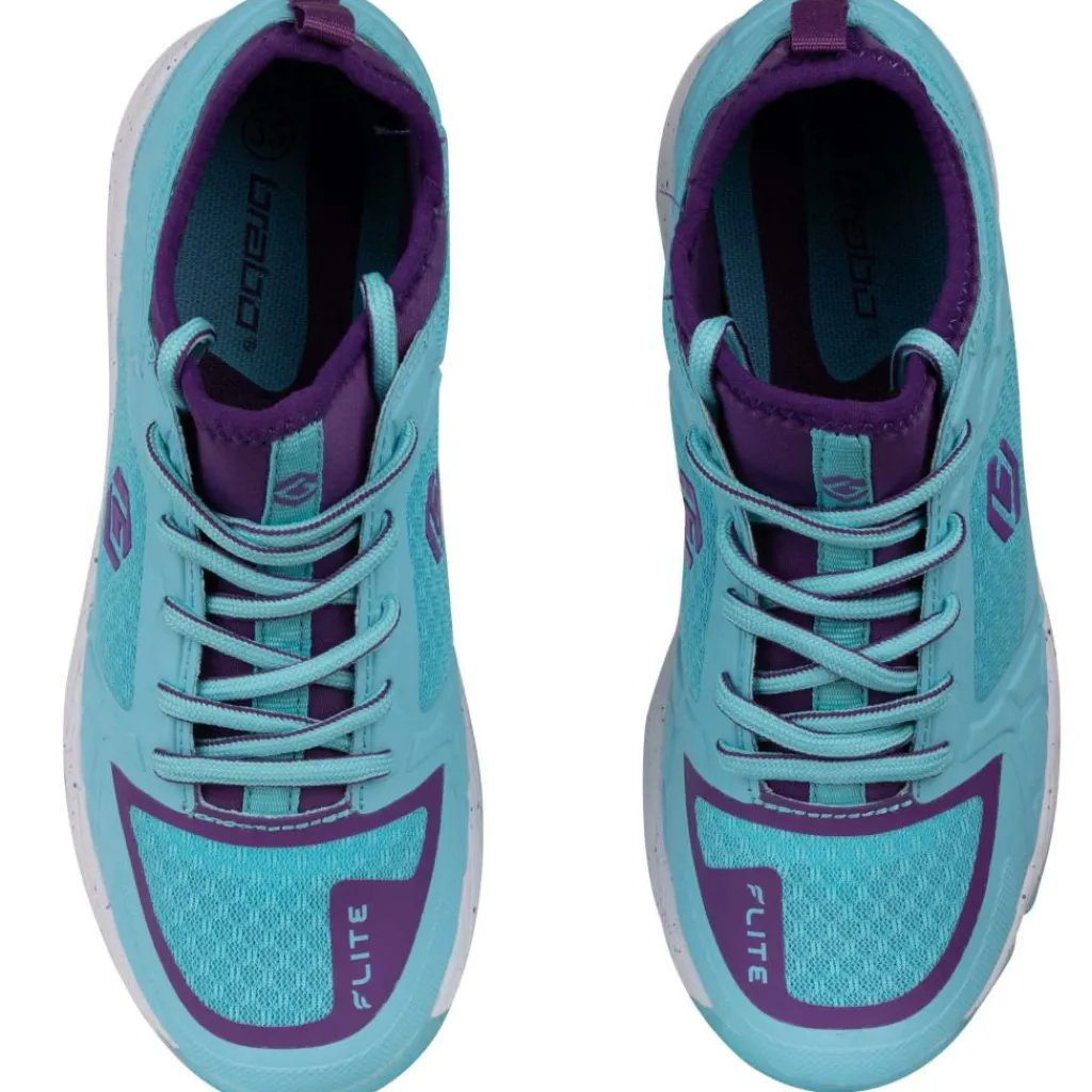 Brabo Elite hockeyschoenen junior mint purple< Hockeyschoenen