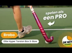 Hockeystick-Brabo Elite Hyper Torsion Box X-Bow hockeystick pink navy