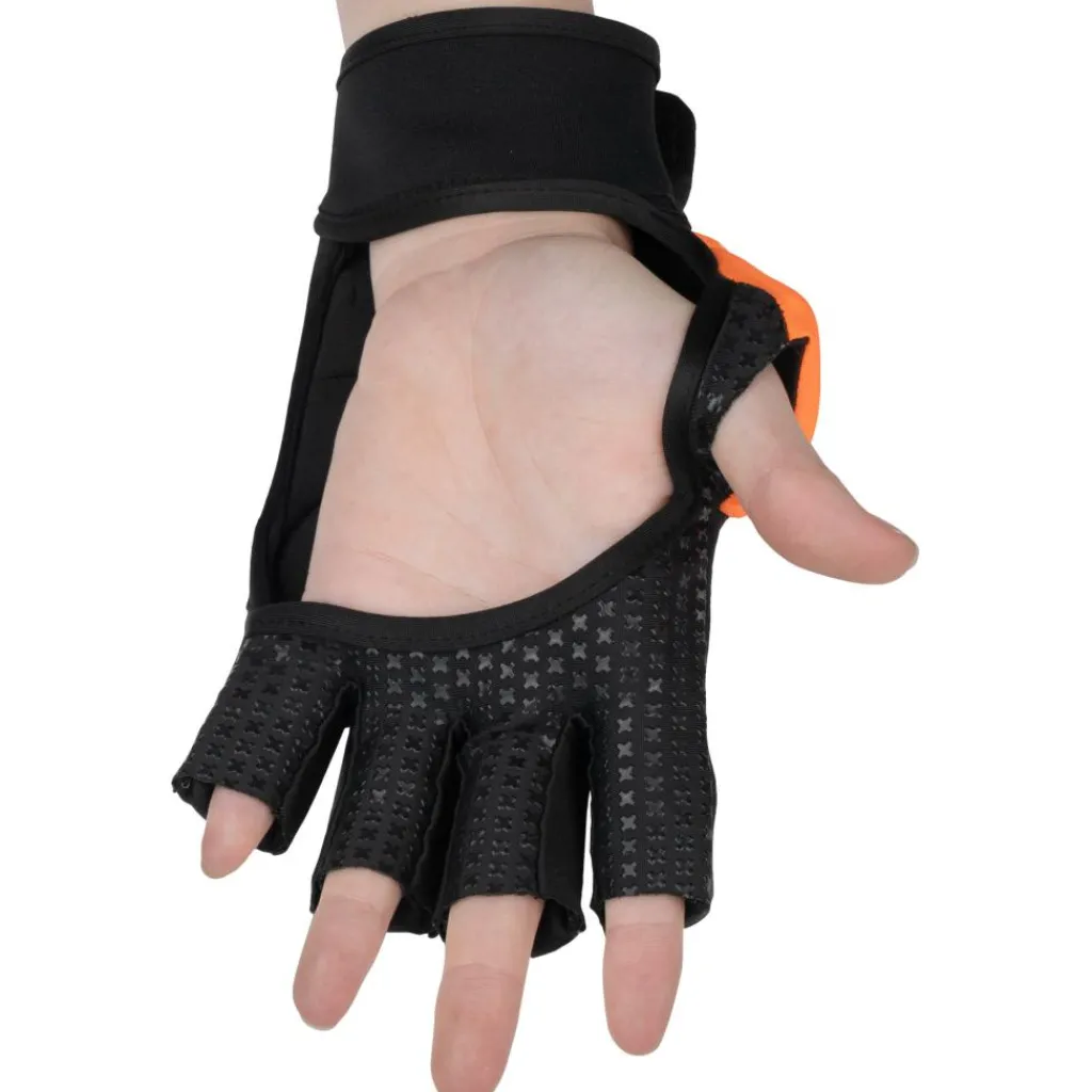 Brabo Elite Pro Player hockeyhandschoen orange grey< Hockey Bescherming