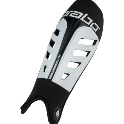 Brabo Elite scheenbeschermers white black< Hockey Bescherming
