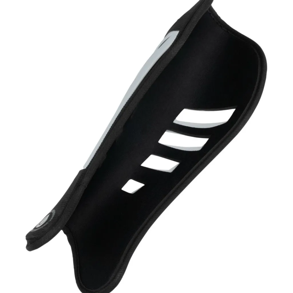 Brabo Elite scheenbeschermers white black< Hockey Bescherming