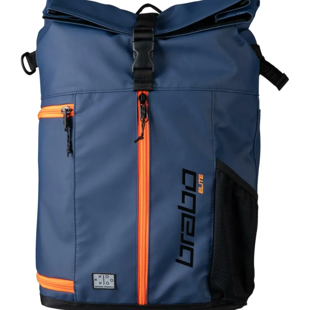 Brabo Elite SR hockeytas navy orange< Hockeytas