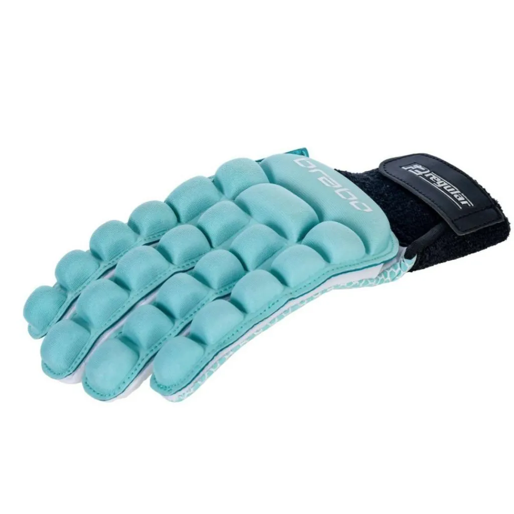 Hockey Bescherming-Brabo F2.1 Indoor hockeyhandschoen aqua