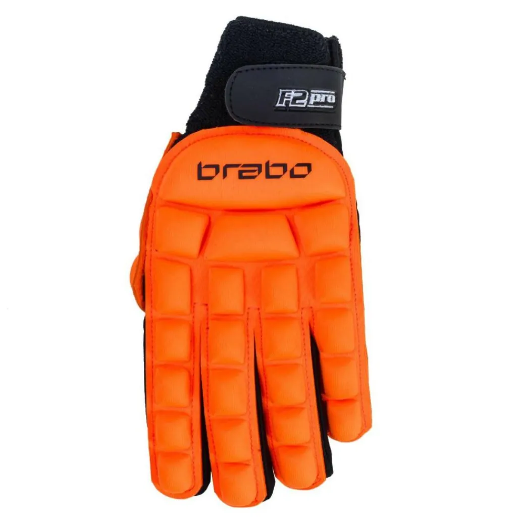 Brabo F2.1 Pro Indoor hockeyhandschoen orange< Hockey Bescherming