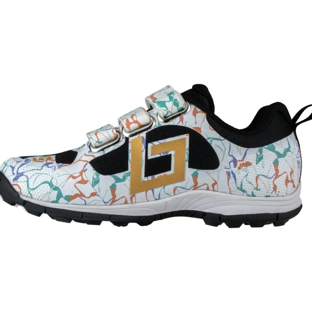 Brabo Force Velcro hockeyschoenen junior marble black< Hockeyschoenen