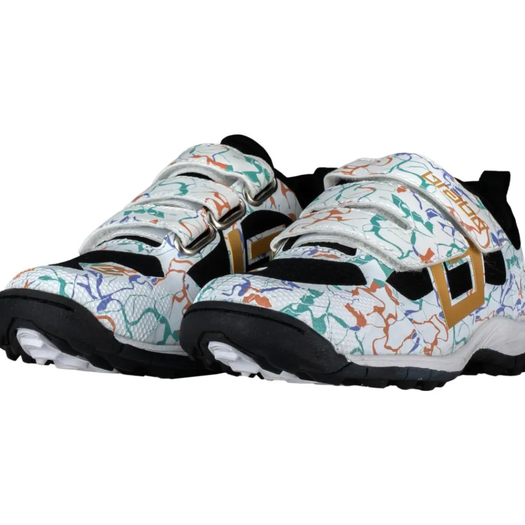 Brabo Force Velcro hockeyschoenen junior marble black< Hockeyschoenen