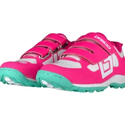 Hockeyschoenen-Brabo Force Velcro hockeyschoenen junior pink aqua