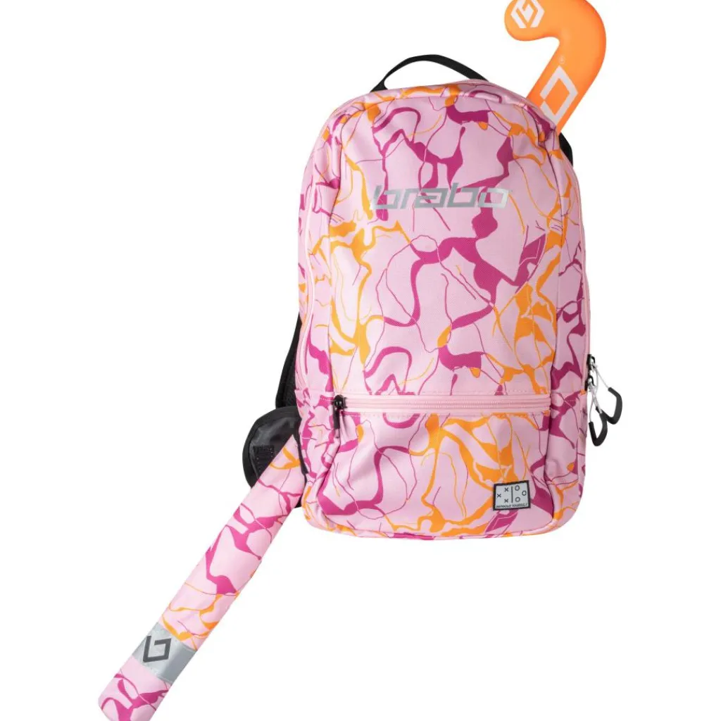 Hockeytas-Brabo Fun hockeytas marble pink