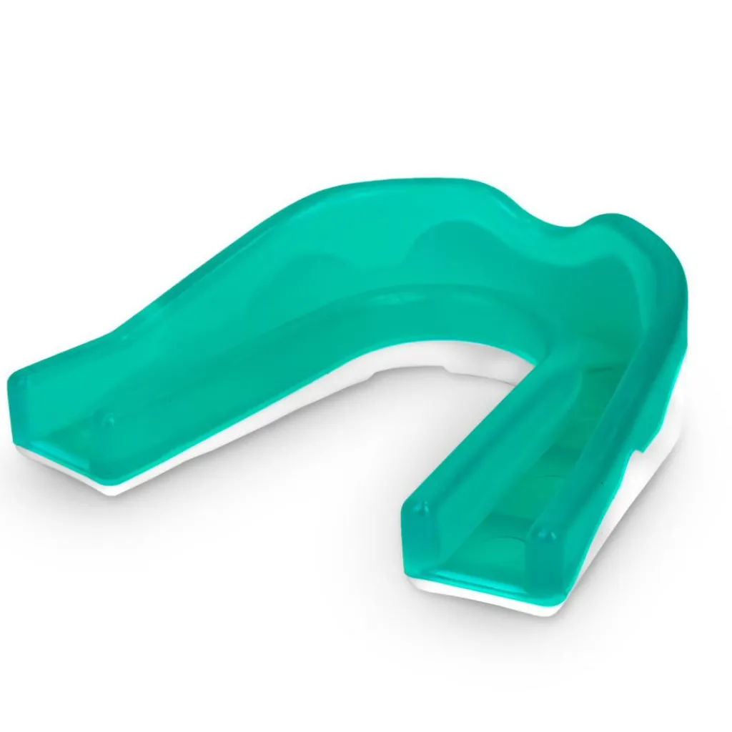 Brabo gebitsbeschermer trans mint white< Hockey Bescherming