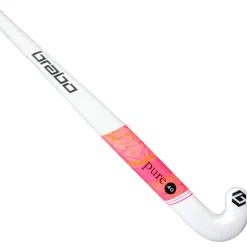 Hockeystick-Brabo G-Force Pure 40 hockeystick junior white pink
