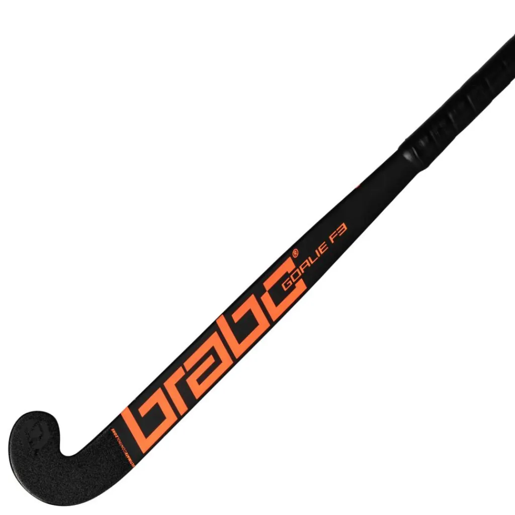 Brabo Goalie F3 Regular Bow hockeystick black orange< Hockeystick
