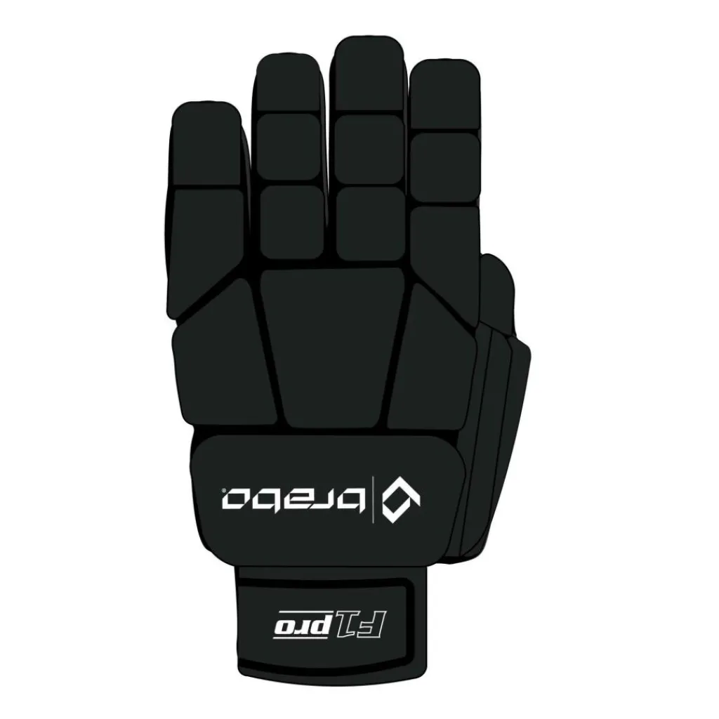 Hockey Bescherming-Brabo Indoor Player Glove F1.1 hockeyhandschoen black