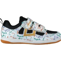 Hockeyschoenen-Brabo Indoor Velcro zaalhockeyschoenen junior marble black