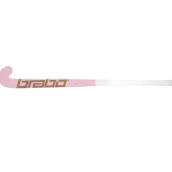 Hockeystick-Brabo IT Pure Studio Leopard Classic Curve hockeystick junior soft pink - 36,5 inch