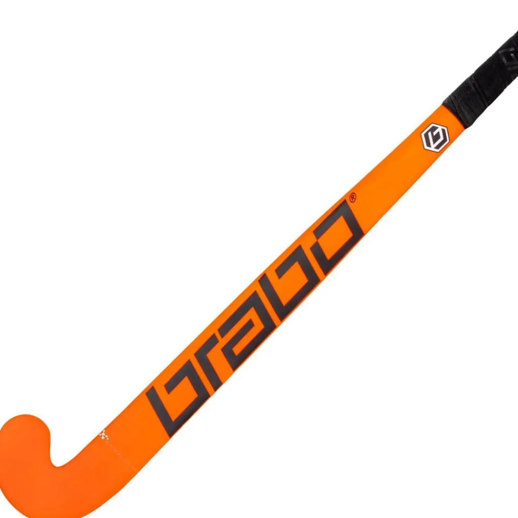 Brabo IT TC-30 Classic Curve zaalhockeystick junior orange black< Hockeystick