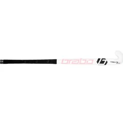 Hockeystick-Brabo IT TC-30 Classic Curve zaalhockeystick junior white pink