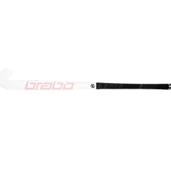 Hockeystick-Brabo IT TC-30 Classic Curve zaalhockeystick junior white pink
