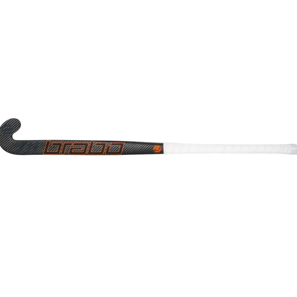 Hockeystick-Brabo IT Traditional 70 Low Bow zaalhockeystick black orange