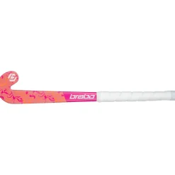 Brabo O'GEEZ Baby hockeystick junior marble pink - 18 inch< Hockeystick