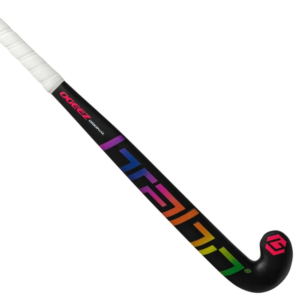 Hockeystick-Brabo O'GEEZ Classic Curve hockeystick junior rainbow