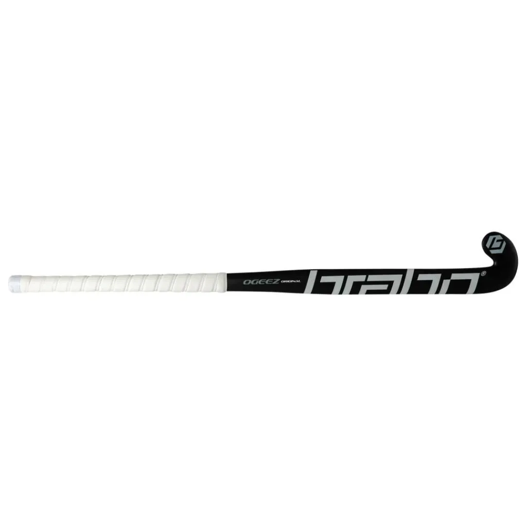 Hockeystick-Brabo O'GEEZ Original Classic curve zaalhockeystick junior black white