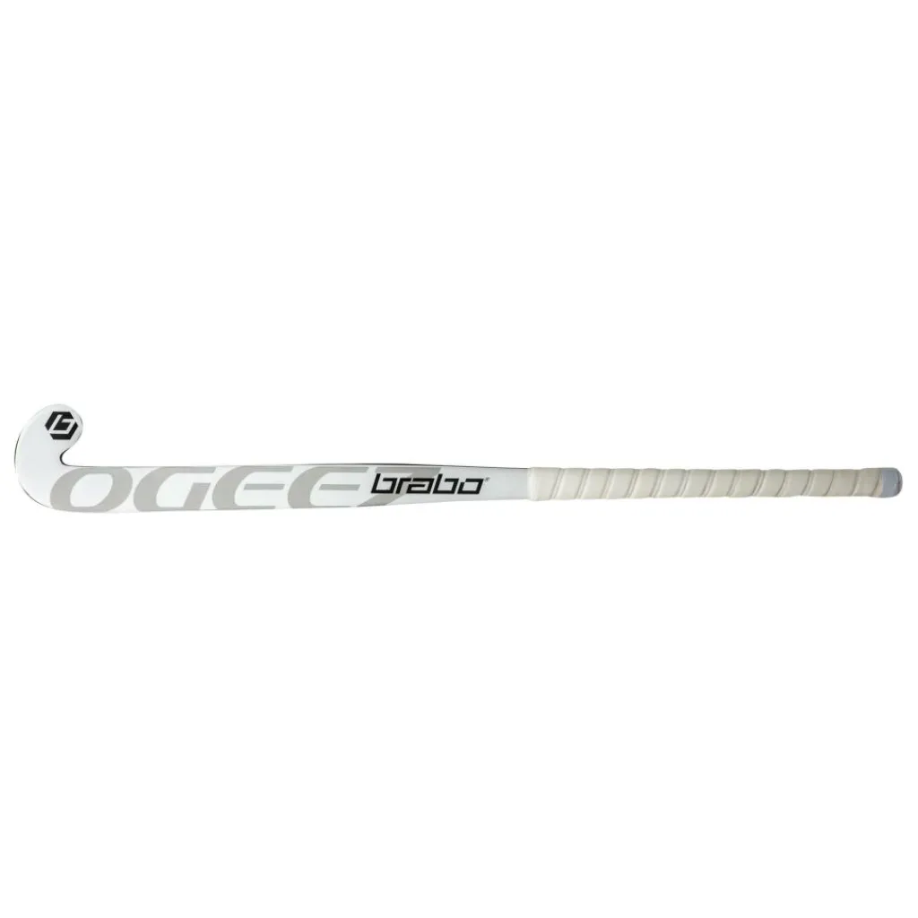 Hockeystick-Brabo O'GEEZ Original Classic curve zaalhockeystick junior black white