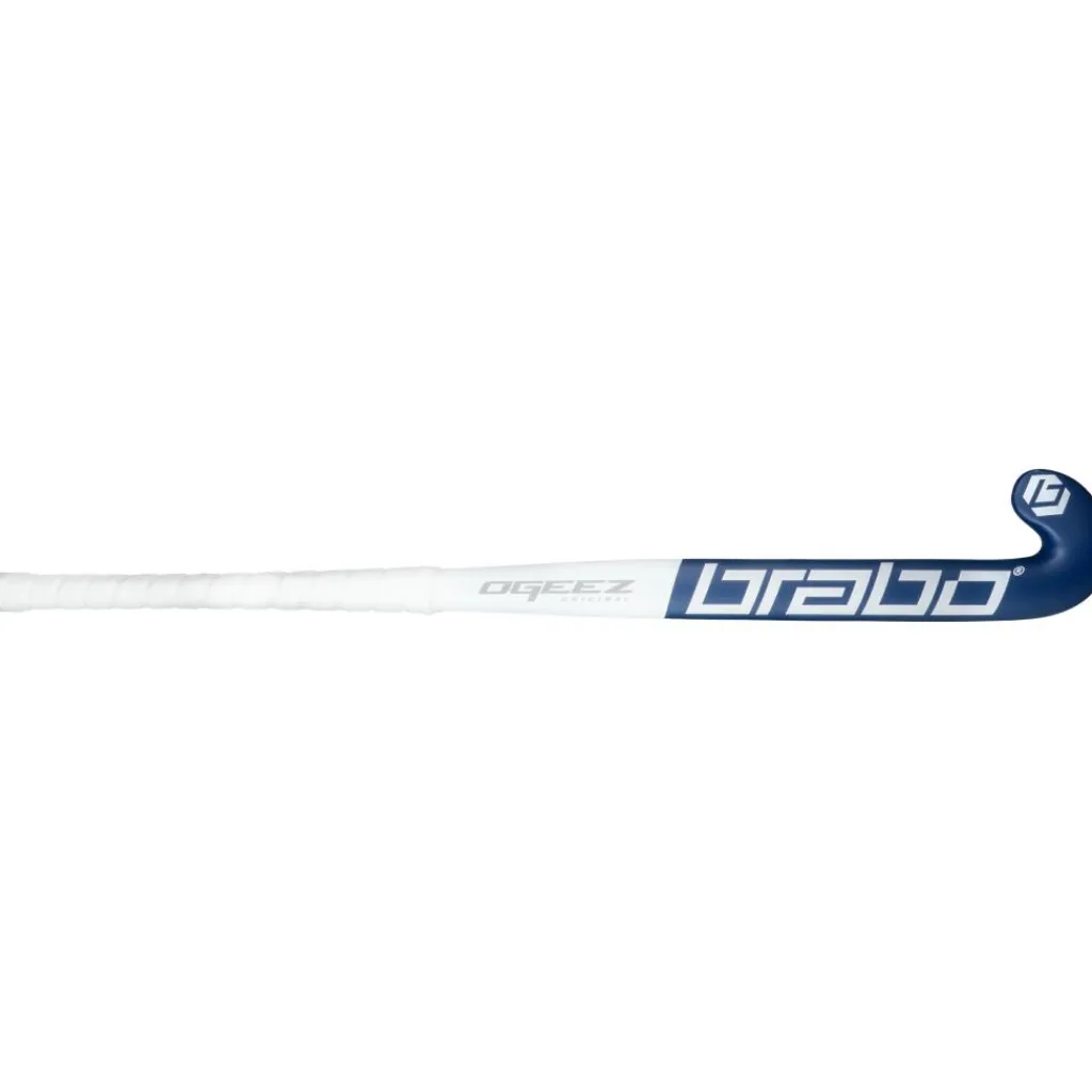 Brabo O'GEEZ Original hockeystick junior white navy< Hockeystick