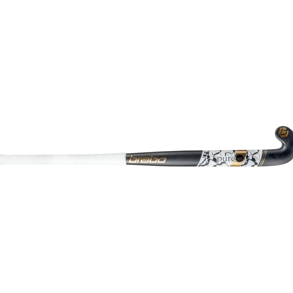 Brabo Pure 60 Low Bow hockeystick black gold< Hockeystick